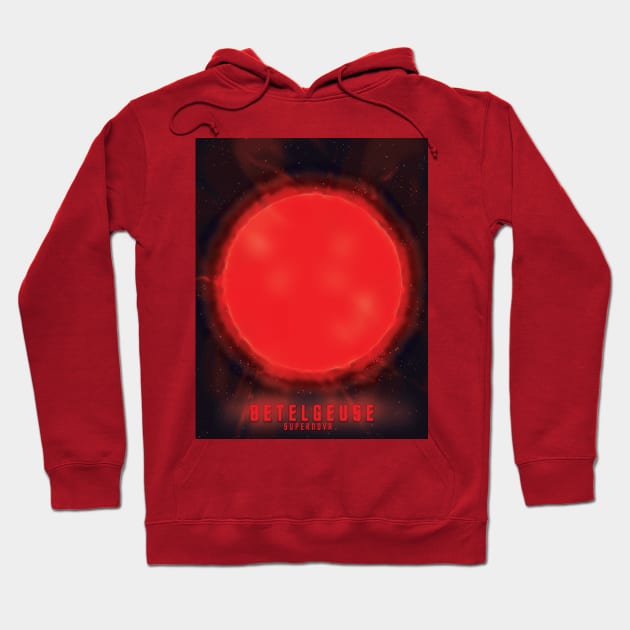 betelgeuse Supernova space art Hoodie by nickemporium1